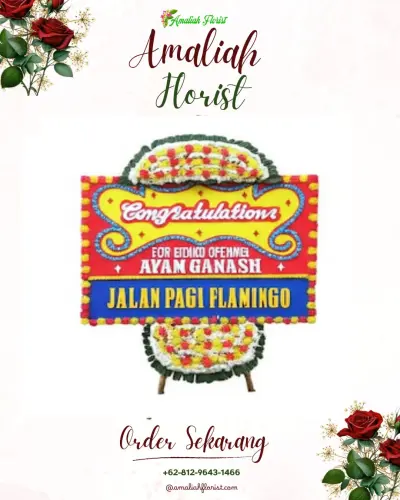 Bunga Papan Congratulation di Oepura